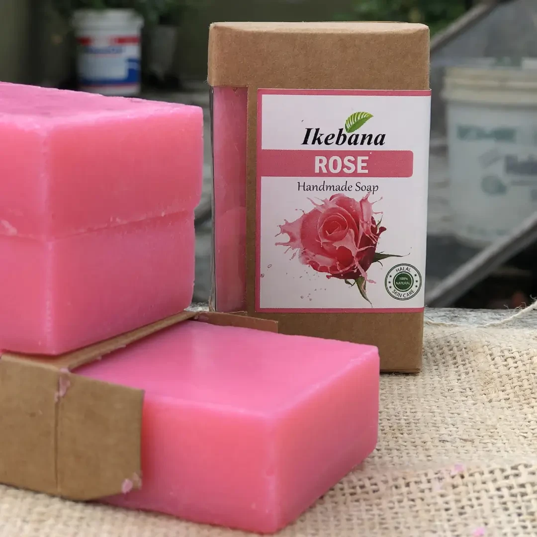 Ikebana Rose Handmade Soap-90 gm
