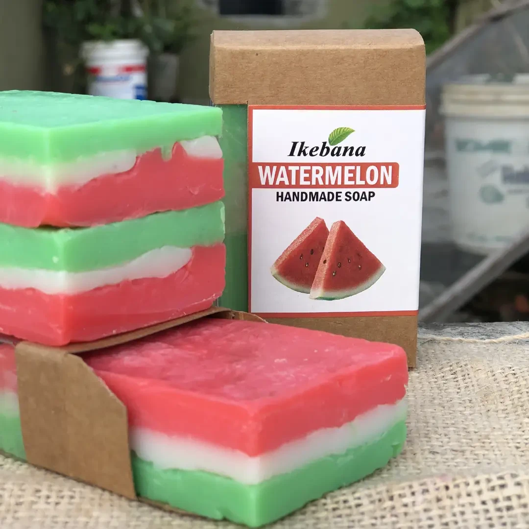 Ikebana Watermelon  Handmade Soap-90 gm