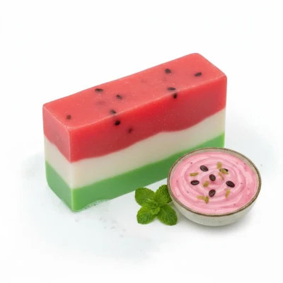 Ikebana Watermelon  Handmade Soap-90 gm
