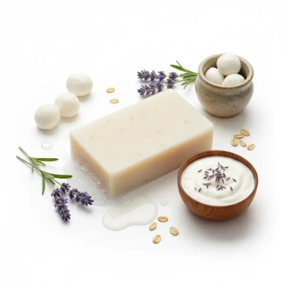 Ikebana Goat milk  Handmade Soap-90 gm
