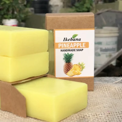 Ikebana Pineapple Handmade Soap-90 gm