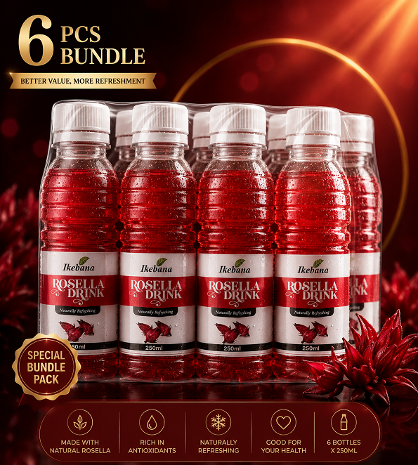 Ikebana Rosella Drink bundle of 6 (250 ml × 6)